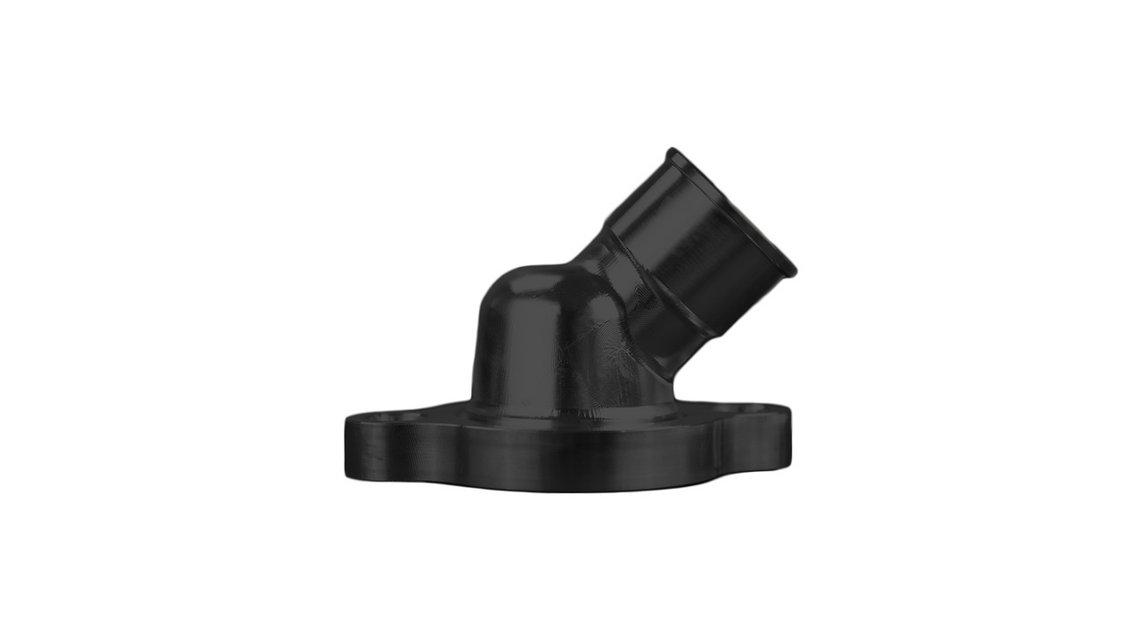 March Performance 45 Degree Water Neck - GM LS-Series - 1-1/2 in ID Hose Barb