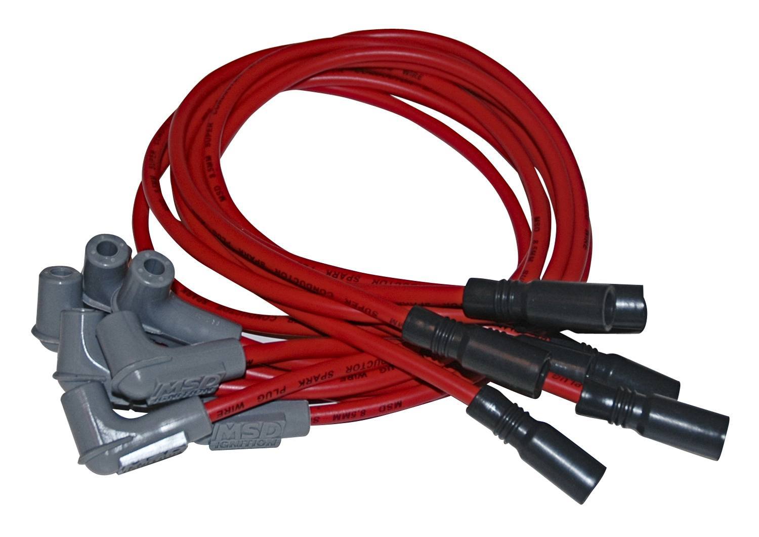 Msd Ignition Super Conductor Spark Plug Wire Set - Chevy Corvette 1992-96