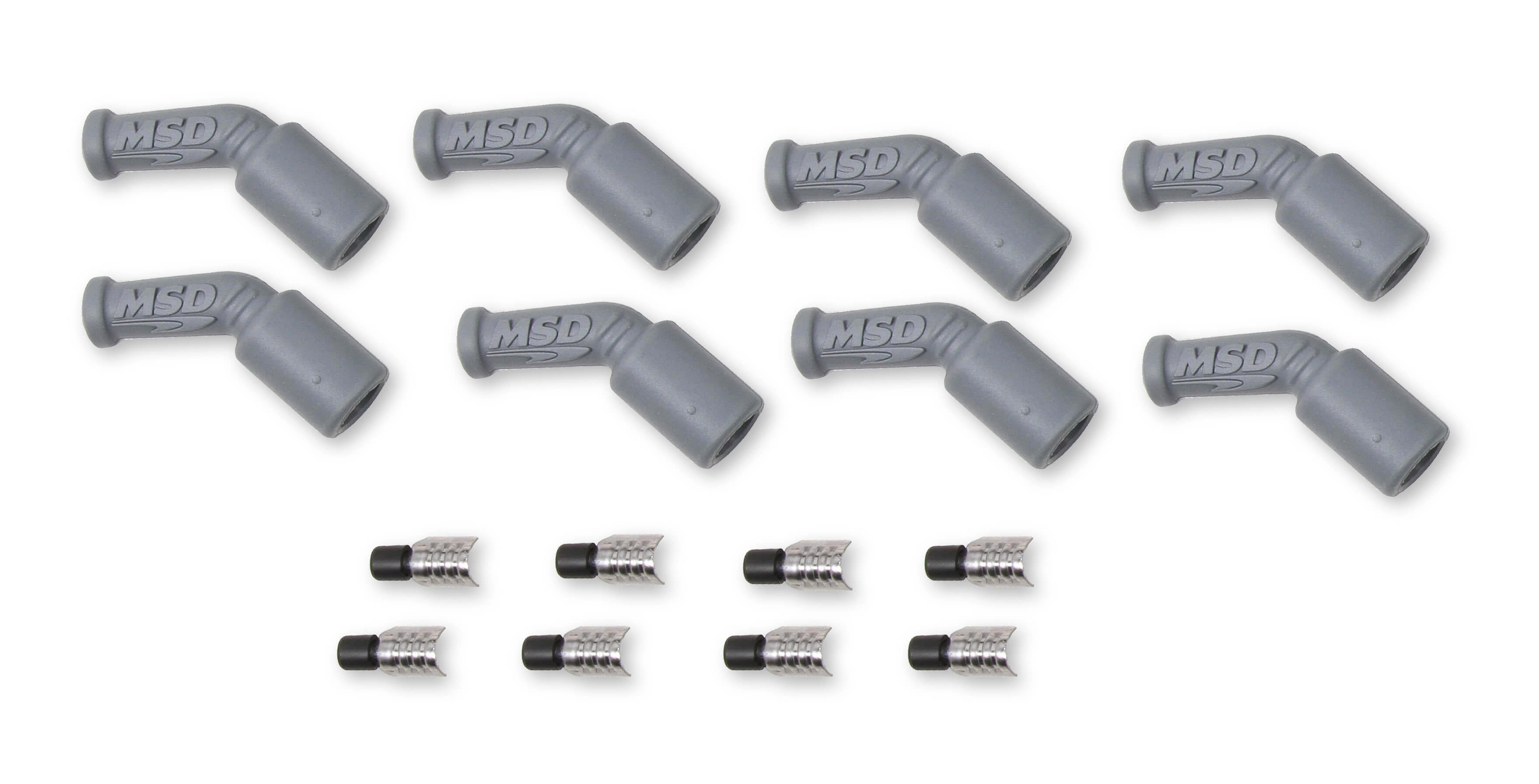 Msd Ignition Coil Boot/Terminal Kit - GM LS-Series - Set of 8 - 8.5 mm