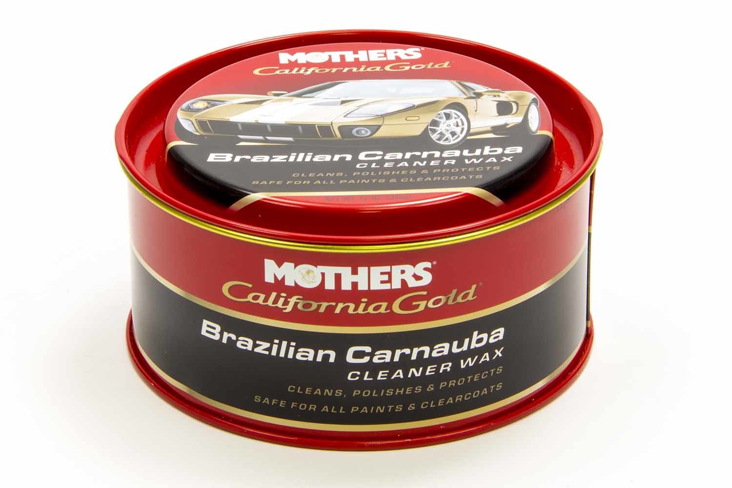 MOTHERS Paste Wax, California Gold Pure Brazilian Carnauba, 12.00 oz Can, Each