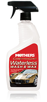 MOTHERS Spray Wax, California Gold Waterless Wash and Wax, Waterless Wash, 24 oz Spray Bottle, Each