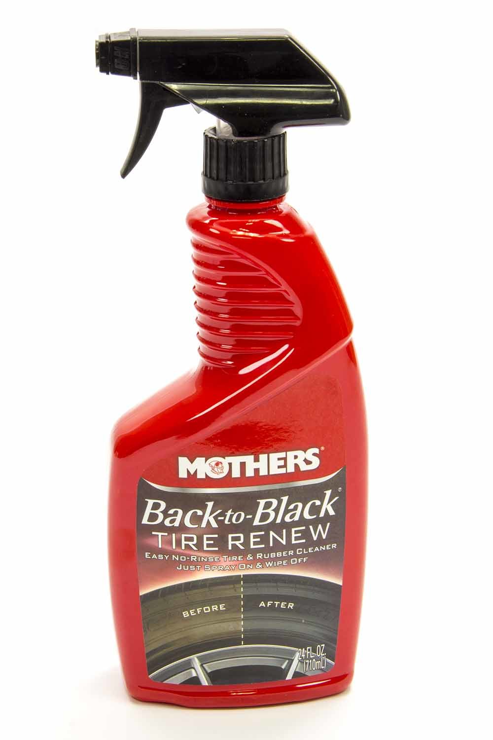 MOTHERS Tire Cleaner, Back to Black Tire Renew, 24 oz Spray Bottle, Each
