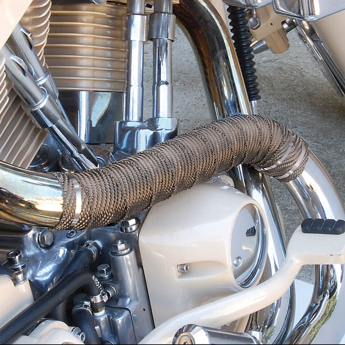 Design Engineering Titanium™ Exhaust Header Wrap, Exhaust & Pipe Wrap Kit (Clamshell)