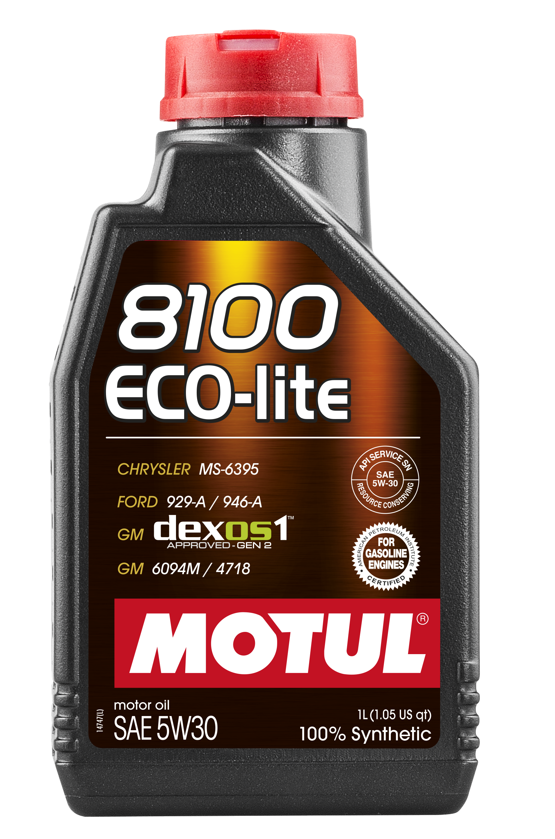 MOTUL 8100 ECO-LITE 5W30 - 1L  - Synthetic Engine Oil