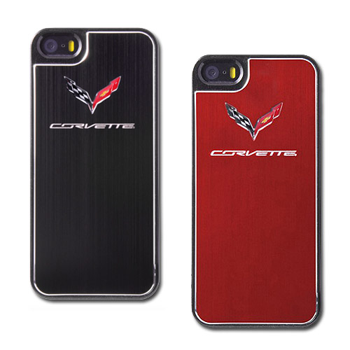 C7 Corvette Stingray Anodized Iphone Case, With C7 Flag Logo, for iPhone 5, 5s