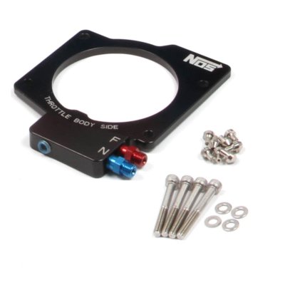 NOS 90mm GM LS w/4-Bolt Throttle Nitrous Plate Only Kit, Corvette and Camaro, 75-150 HP