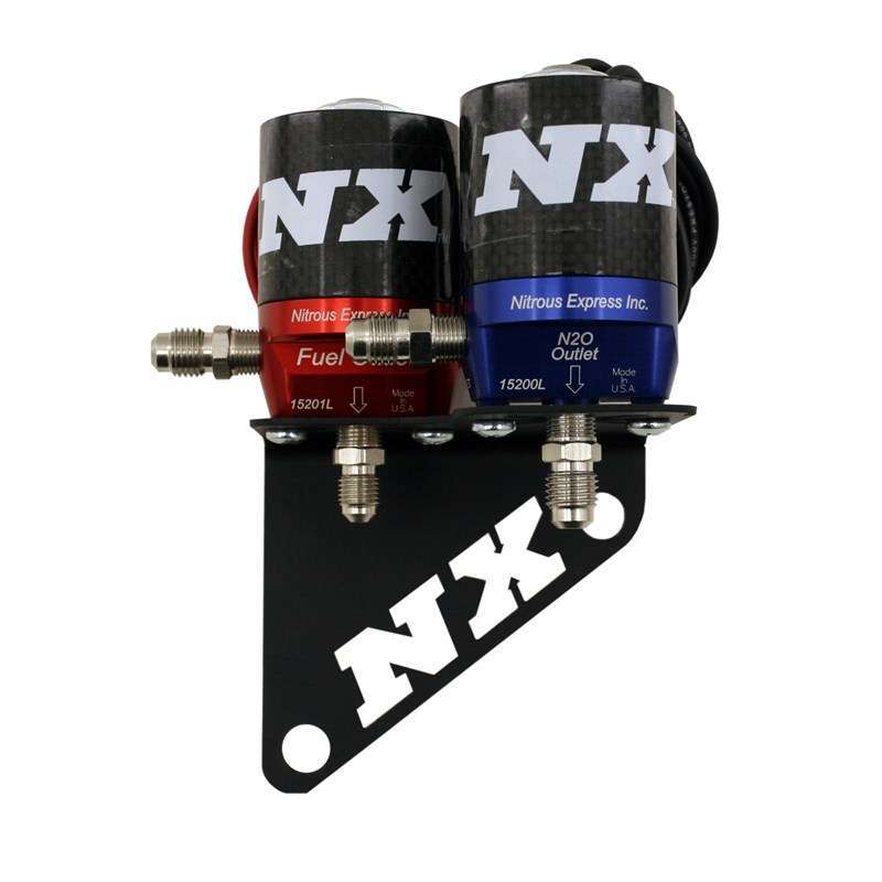 Nitrous Express Head Mount Nitrous Solenoid Bracket - GM LS-Series - Aluminum