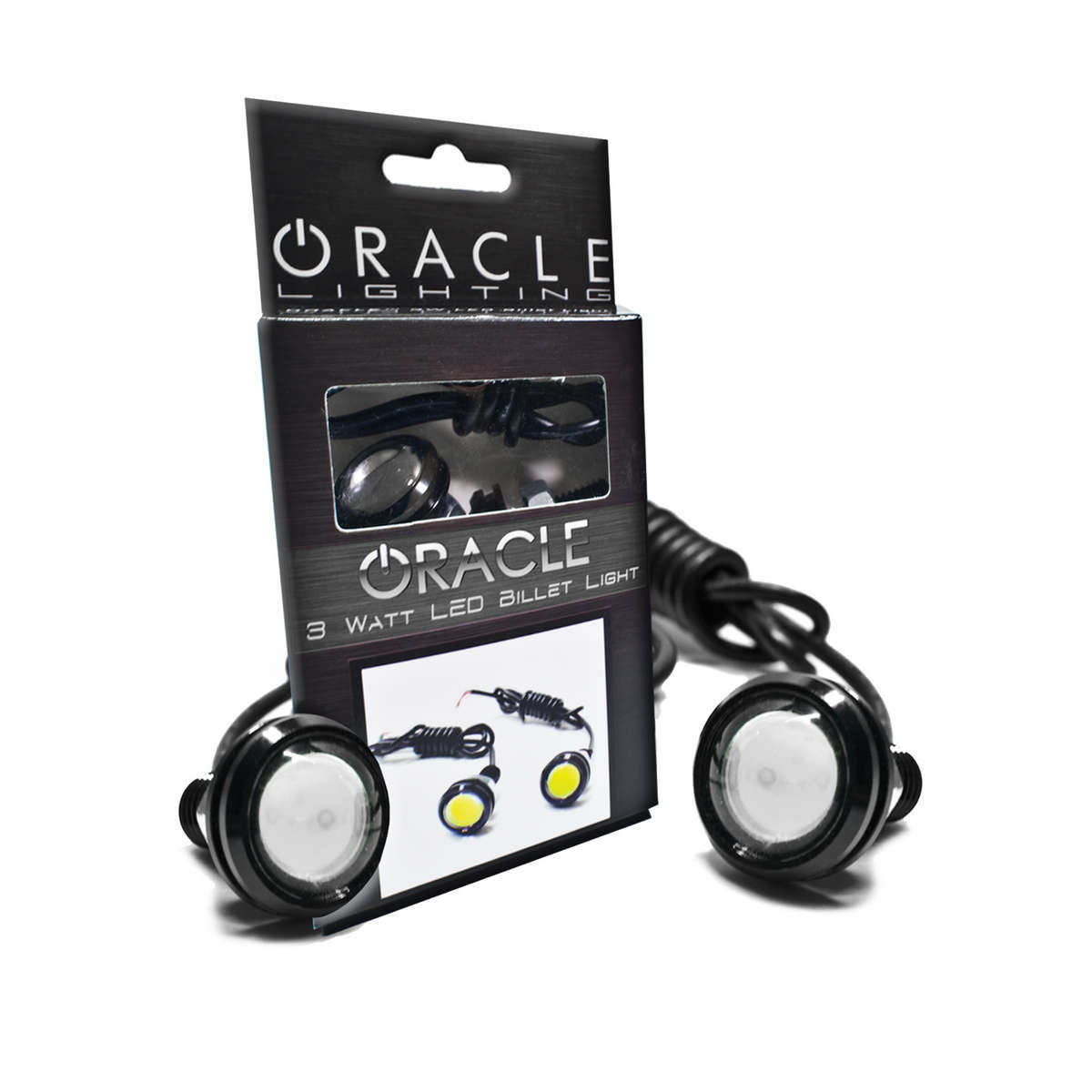 ORACLE LIGHTING LED Single Color Rock Light Kit Pair Red
