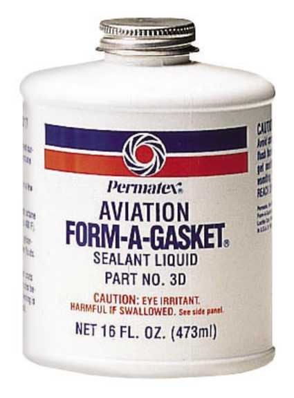 Permatex 80019 Aviation Form-A-Gasket No. 3 Sealant, 4 oz.