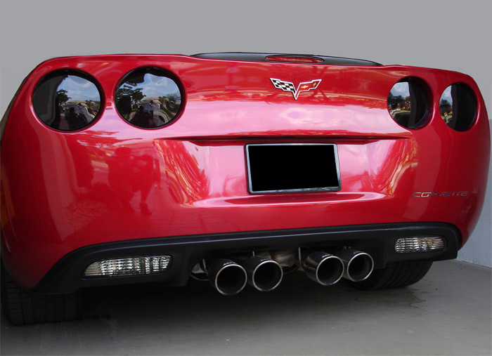 C6 & Z06 Corvette 5pc Rear Blackout Kit - 05-13