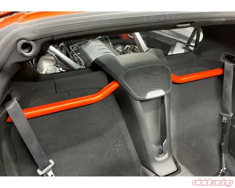 CMS Performance Ceramic Matrix Gray Harness Bar Chevrolet C8 Corvette Stingray 2020-2024