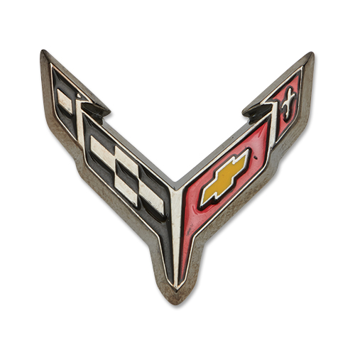 C8 Corvette, Next Generation C8 Corvette Flag Carbon Flash Emblem Hat, Lapel Pin