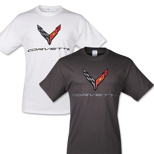 C8 Corvette, Mens Next Generation 2020 Corvette CARBON FLASH Tee, T-shirt