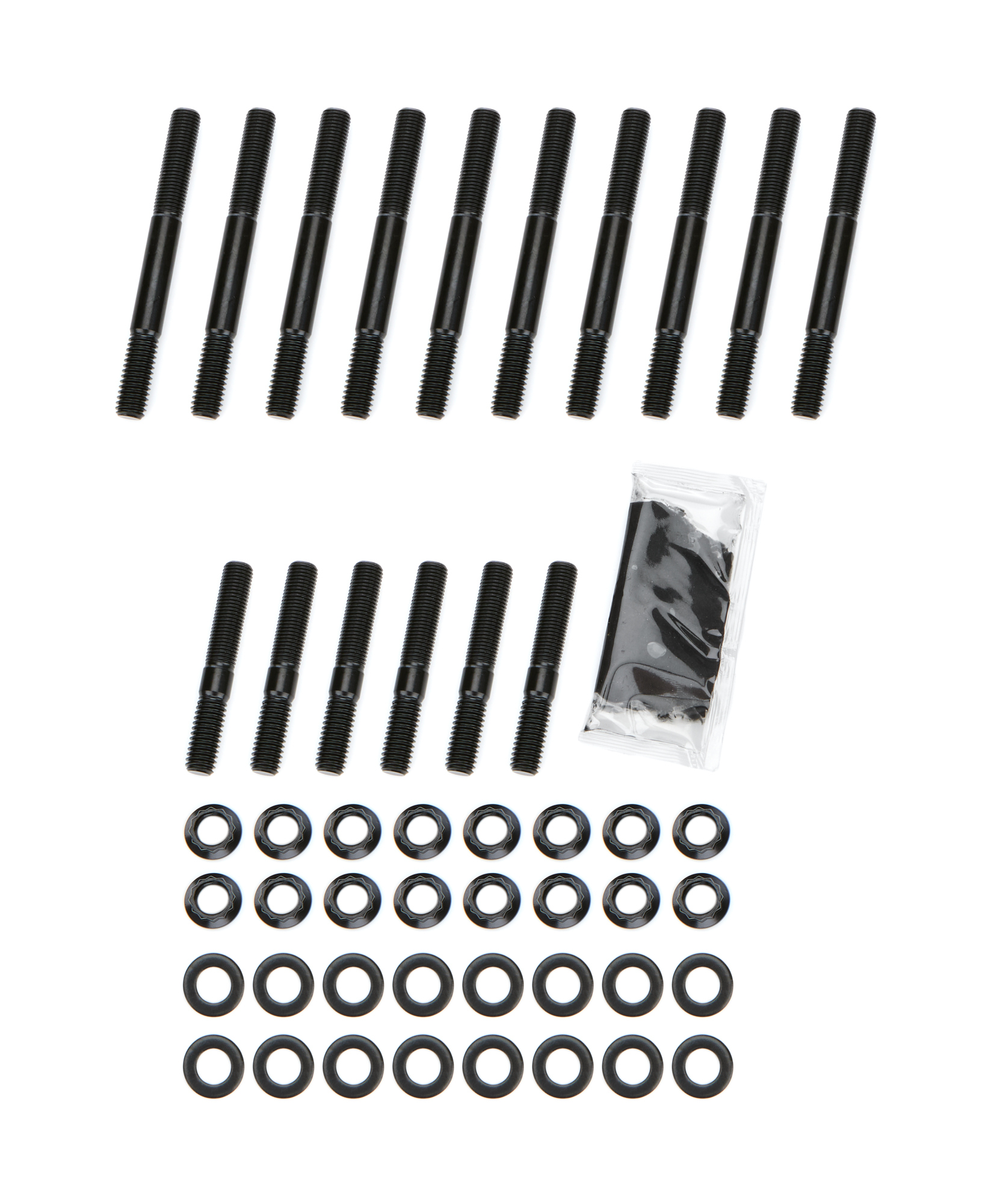 Prw Industries Inc. 12 Point Nuts Main Stud Kit - GM LT-Series - Black Oxide