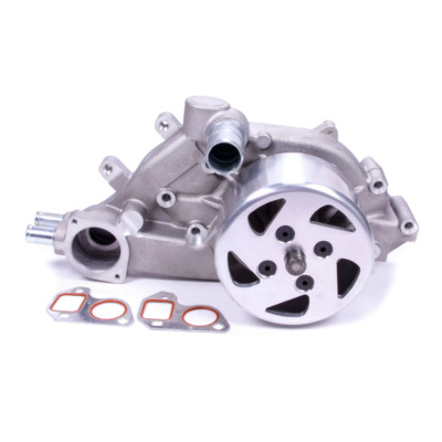 GM F-Body / Corvette, Water Pump, Mechanical, High Performance, 3/4 in Shaft, Polished Pulley, Aluminum, Natural, GM LS-Series