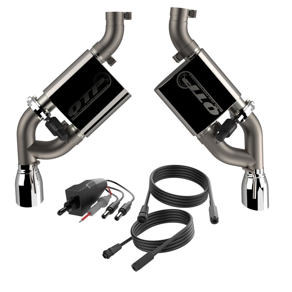 2016-2024 Chevrolet Camaro SS QTP Screamer Axler Exhaust with Bulit in Exhaust Cutouts, Mild to Wild