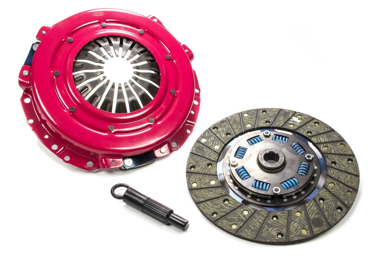 RAM Clutches Clutch Kit, HDX, Single Disc, 11" Dia. 1" x 23 Spline, Sprung Hub, Organic, 5.0 L, Ford Mustang 2011-12, Kit