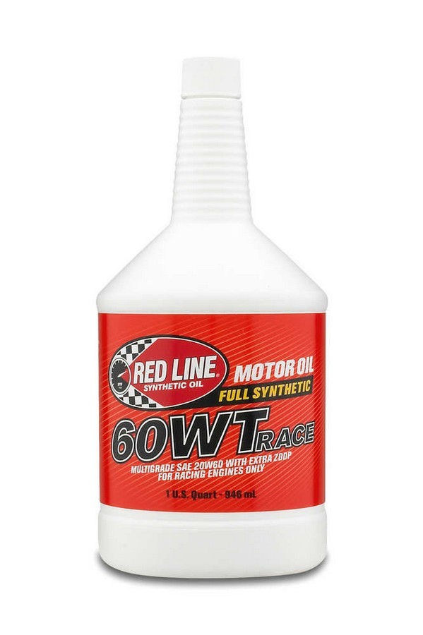 REDLINE OIL Motor Oil 60WT Race Oil High Zinc 20W60 Synthetic 1 qt Bottle Each