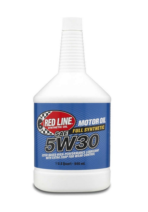 REDLINE OIL Motor Oil High Performance High Zinc 5W30 Synthetic 1 qt Bottle Each