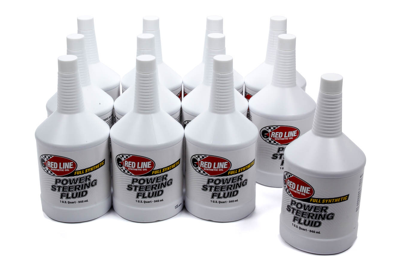 REDLINE OIL Power Steering Fluid Synthetic 1 qt Bottle Set of 12