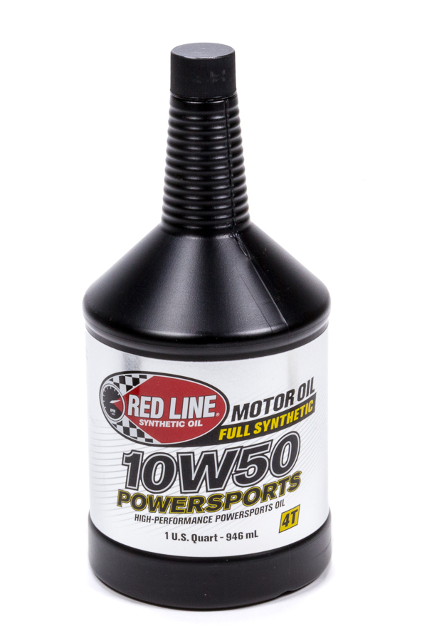 REDLINE OIL Motor Oil Powersports 10W50 Synthetic 1 qt Bottle Each