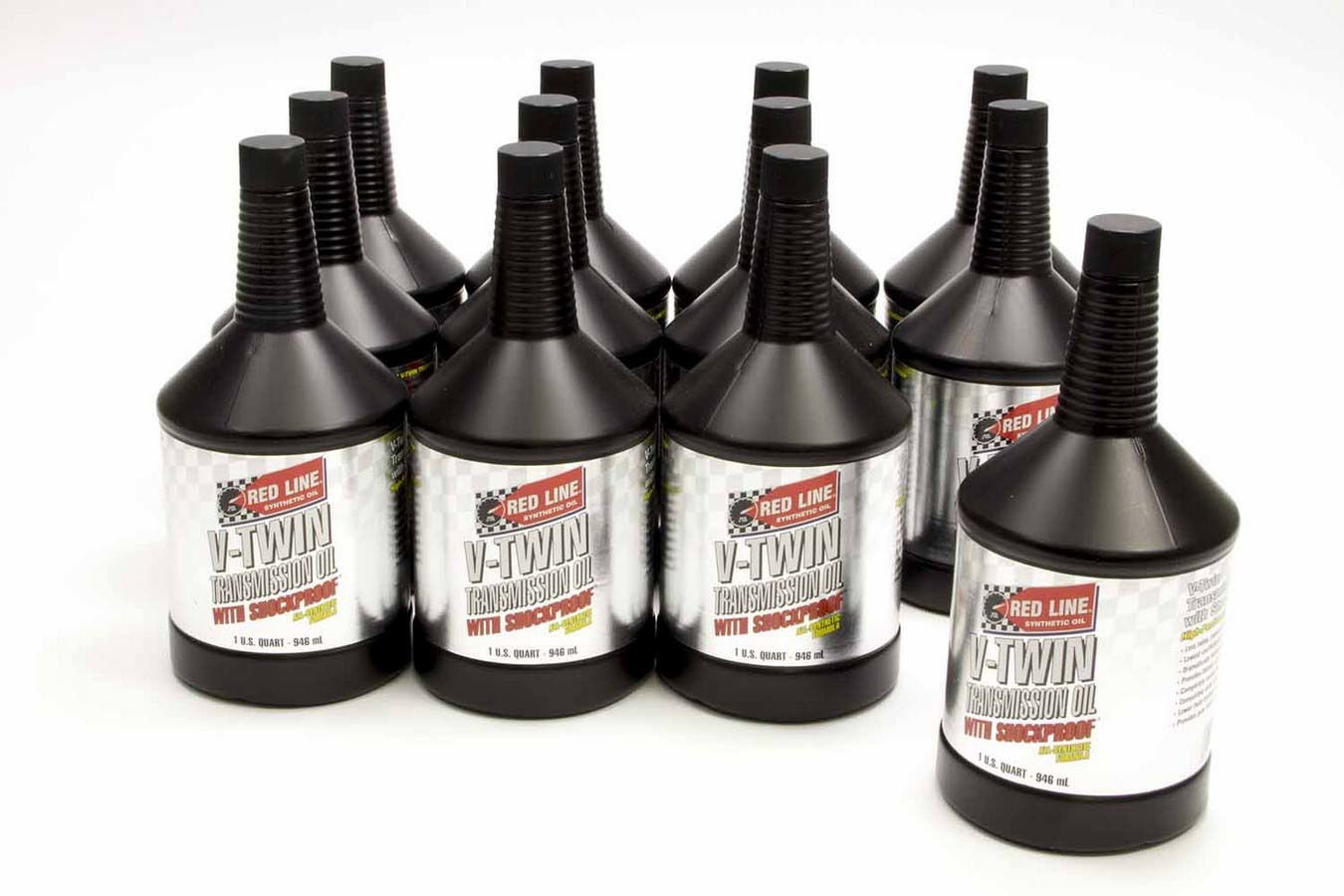 REDLINE OIL Transmission Fluid, V-Twin, Manual, Synthetic, 1 qt, Set of 12