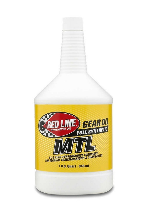 REDLINE OIL Gear Oil 75W80 Synthetic 1 qt Bottle Each