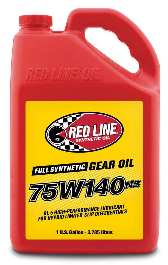 REDLINE OIL Gear Oil 75W140NS Synthetic 1 gal Jug Each