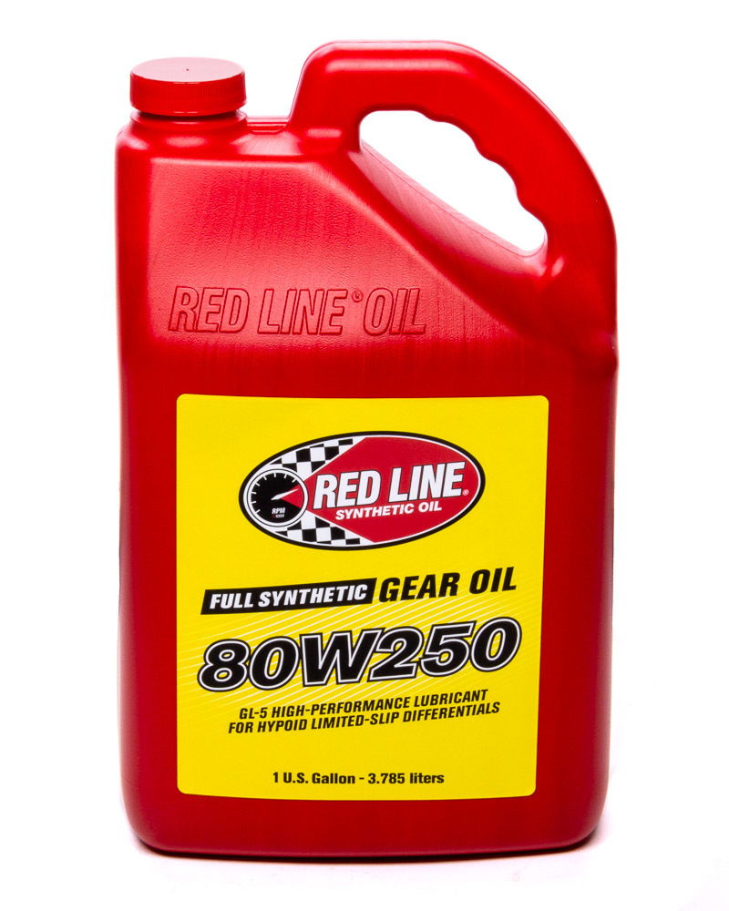 REDLINE OIL Gear Oil High Performance GL-5 80W250 Synthetic 1 gal Jug Each
