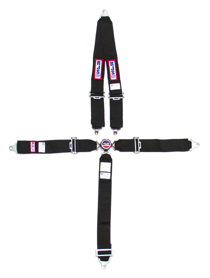 RJS, 5 PT Harness System Q/R BK Roll Bar 3inSub