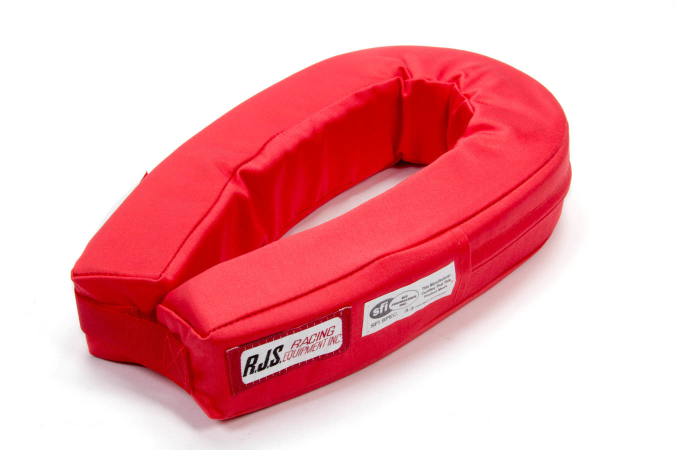 RJS, Neck Collar Horseshoe Red SFI