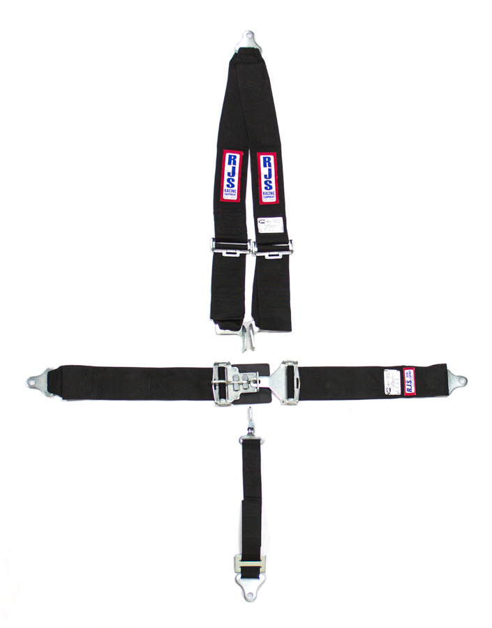 RJS, 5-Point Harness System Black Shoulder Mount 2in Sub Belt