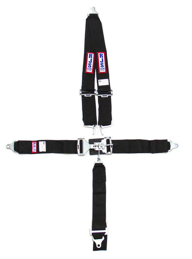 RJS, 5-Point Harness System Black Roll bar Mount 3in Sub Belt