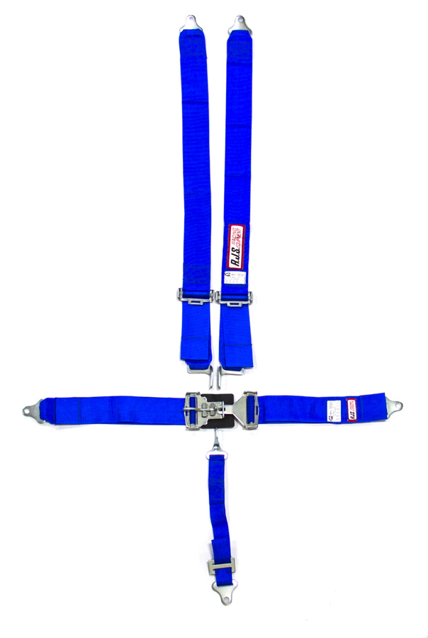 RJS, 5-Point Harness System Blue Individual Bolt in Mount 2in Sub Belt