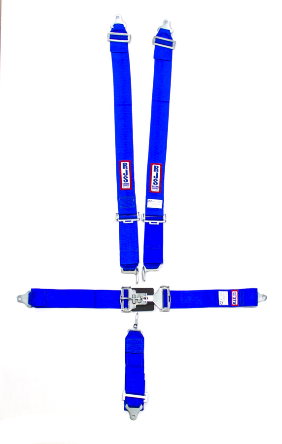 RJS, 5-Point Harness System Blue Individual Bolt in Mount 3in Sub Belt