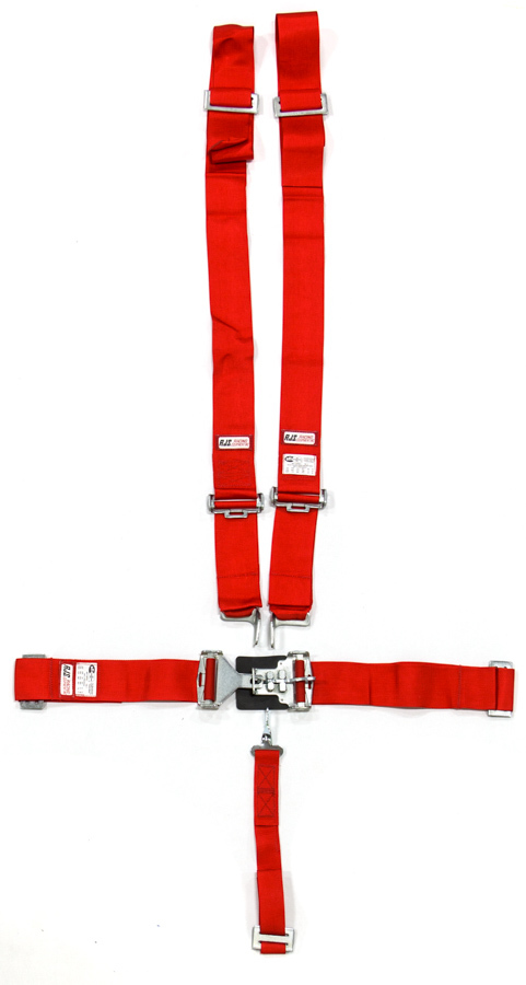 RJS, 5-Point Harness System Red Complete Wrap