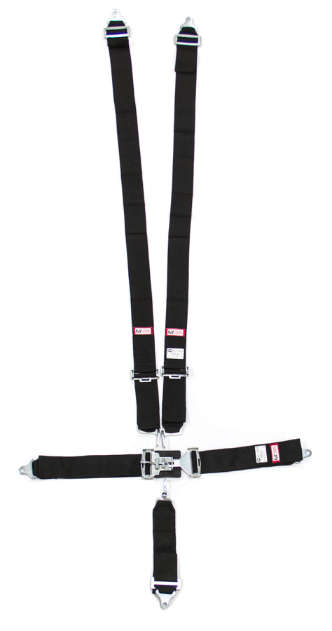 RJS, 5-Point Harness System Black Individual Wrap Mount 3in Sub Belt