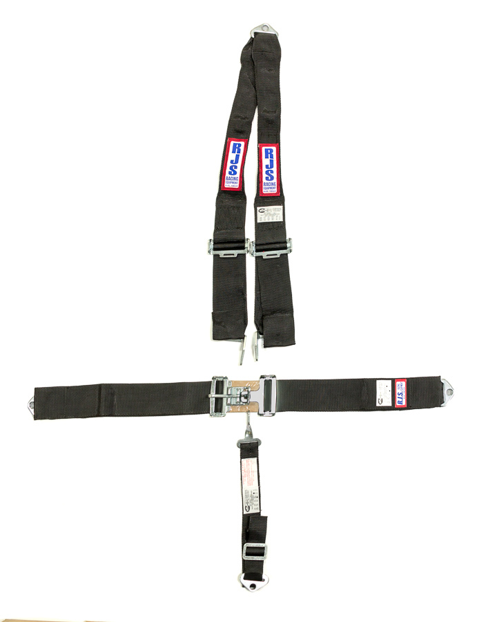 RJS, 5-Point Harness System L&L w/HANS Black