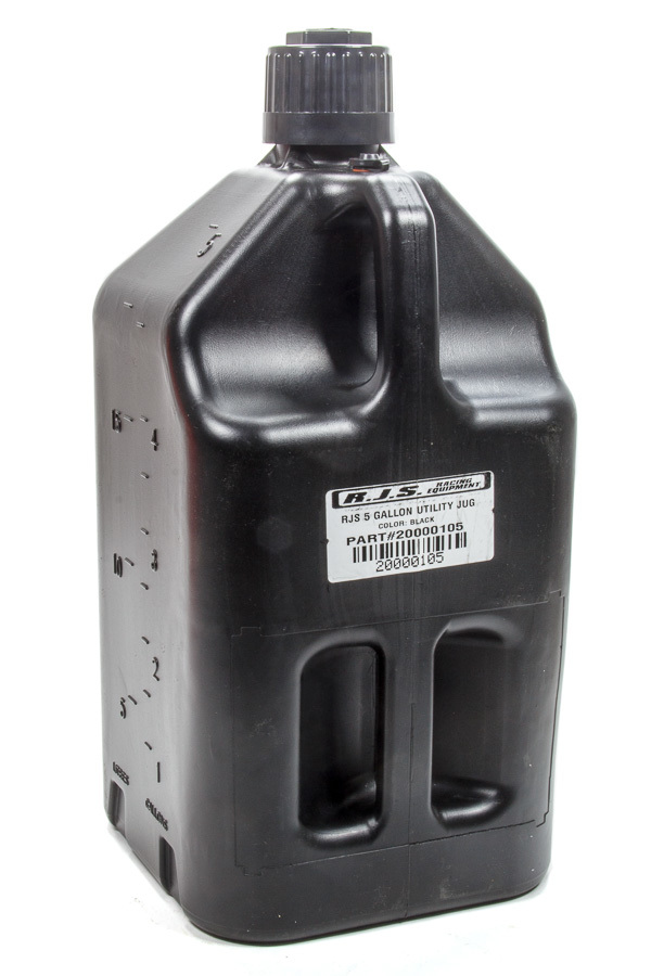 RJS, Utility Jug 5 Gallonlon Black