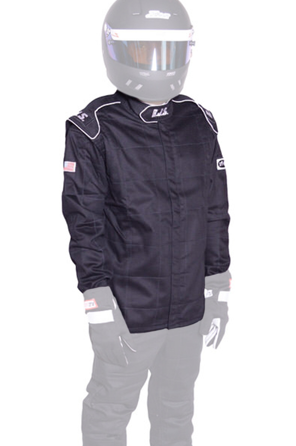 RJS, Jacket Black 4X-Large SFI-1 FR Cotton