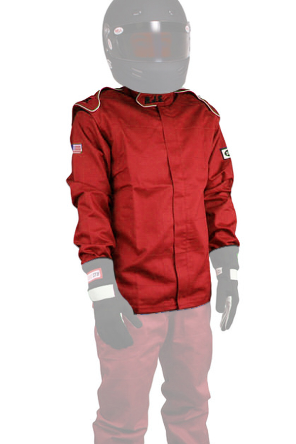 RJS, Racing Jacket Red 3X-Large SFI-3-2A/5 Fire Retardant Cotton