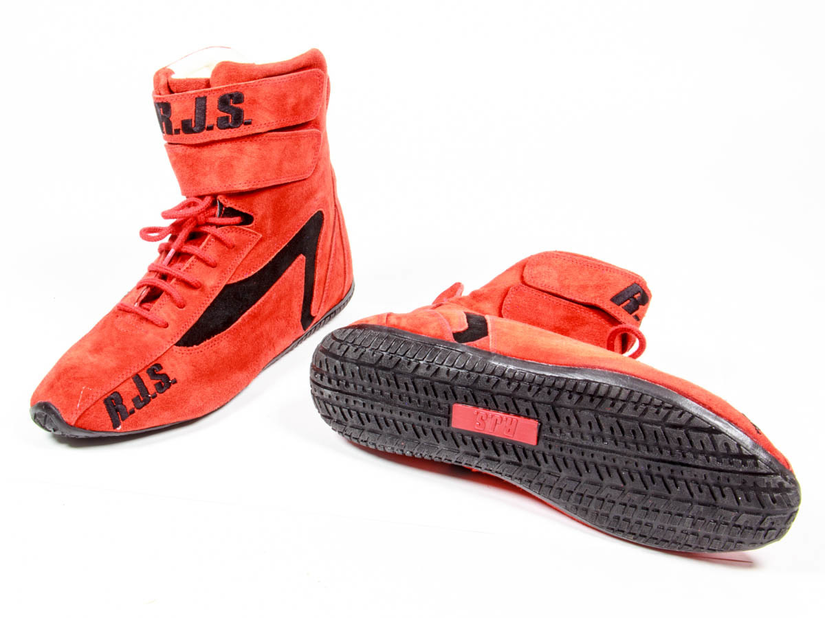 RJS, Redline Racing Shoe High-Top Red Size 10 SFI-5