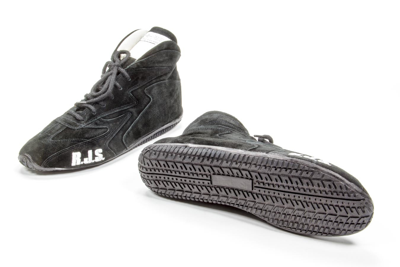 RJS, Redline Racing Shoe Mid-Top Black Size 10 SFI-5