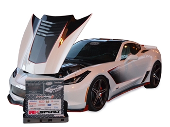 RKSport 14 Up C7  Corvette Stingray Heat Extractor Hood - ALL Fiberglass