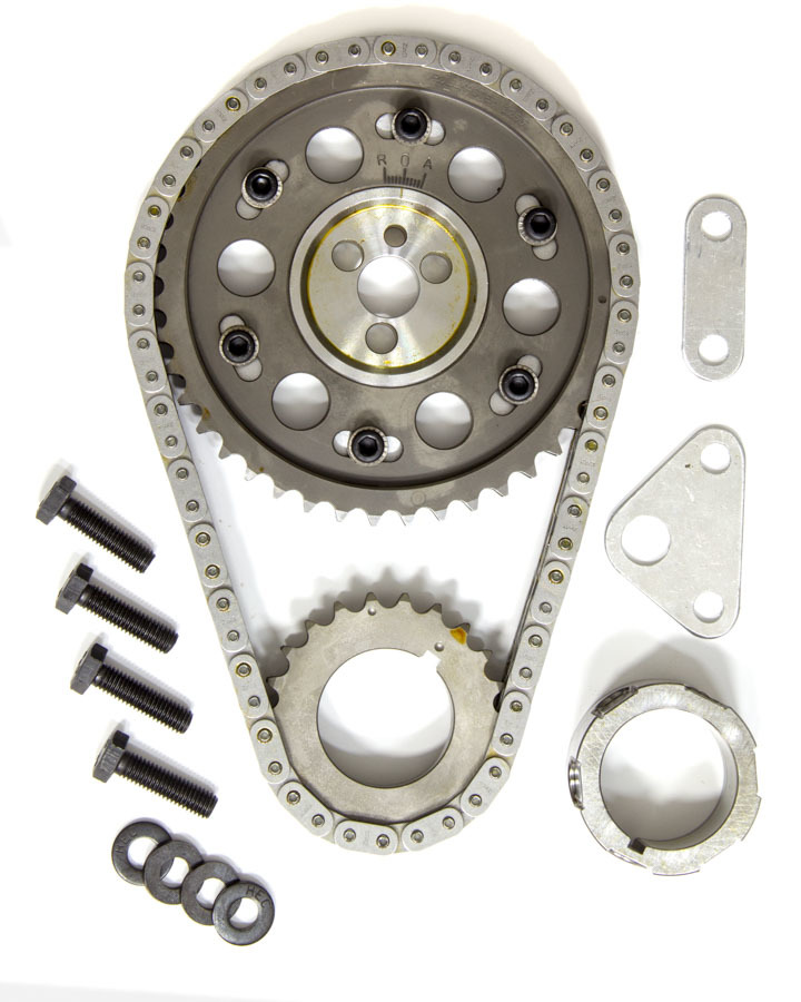 Rollmaster-Romac Keyway Adjustable Timing Chain Set - GM LS-Series