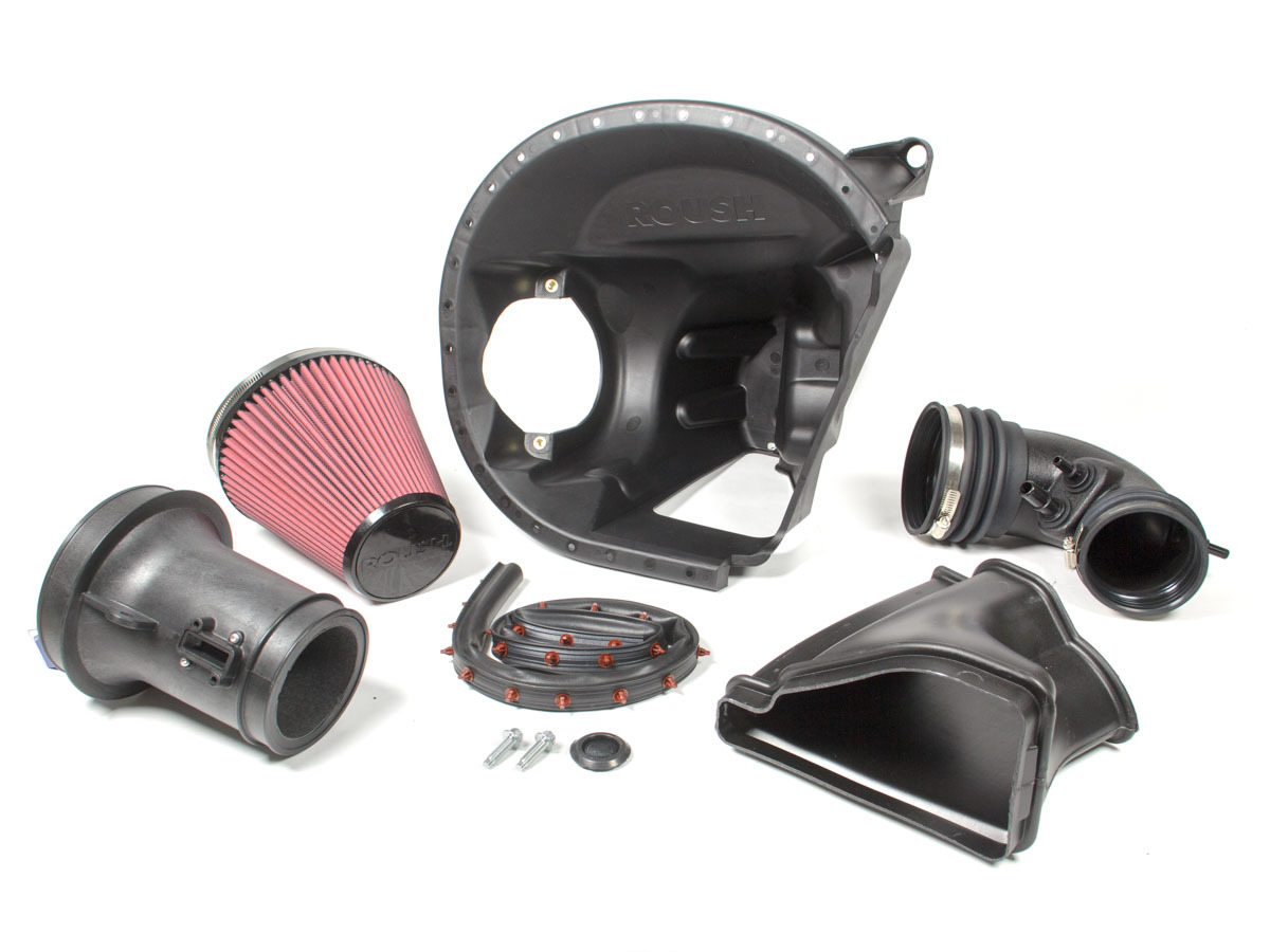 ROUSH PERFORMANCE PARTS Air Induction System, Roush, Reusable Filter, Black, Ford Coyote, Ford Mustang 2015, Kit
