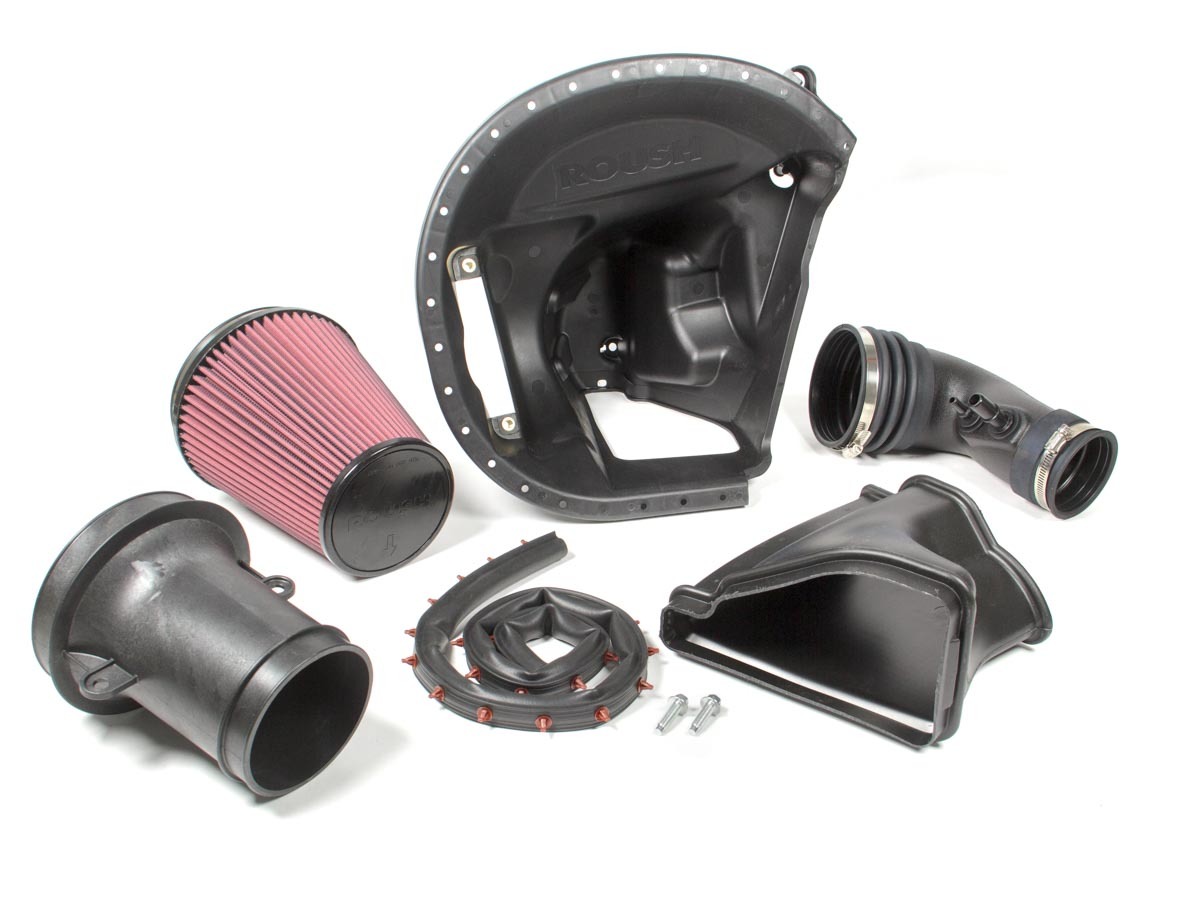 ROUSH PERFORMANCE PARTS Air Induction System, Roush, Reusable Filter, Black, Ford V6, Ford Mustang 2015, Kit
