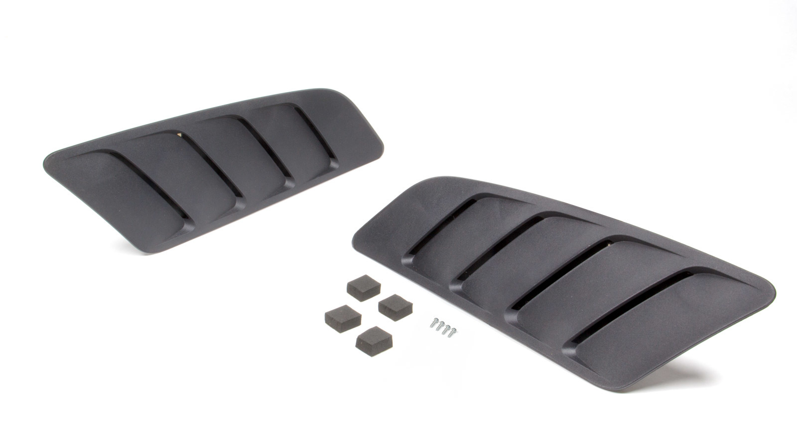 ROUSH PERFORMANCE PARTS Heat Extractor, Hood Mount, Cutting Required, Plastic, Black, Ford Mustang 2015, Pair