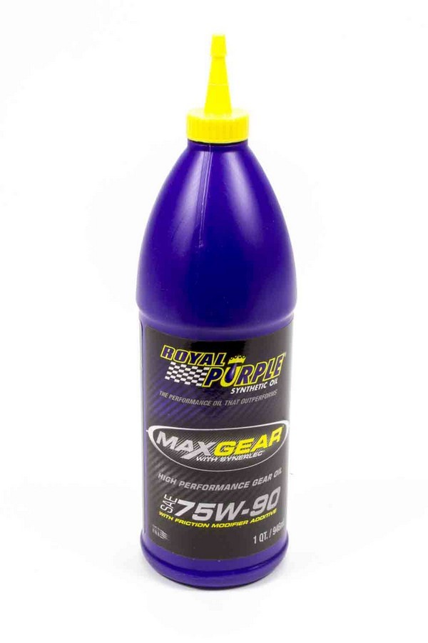 ROYAL PURPLE Gear Oil Max Gear 75W90 Limited Slip Additive Synthetic 1 qt Bottle