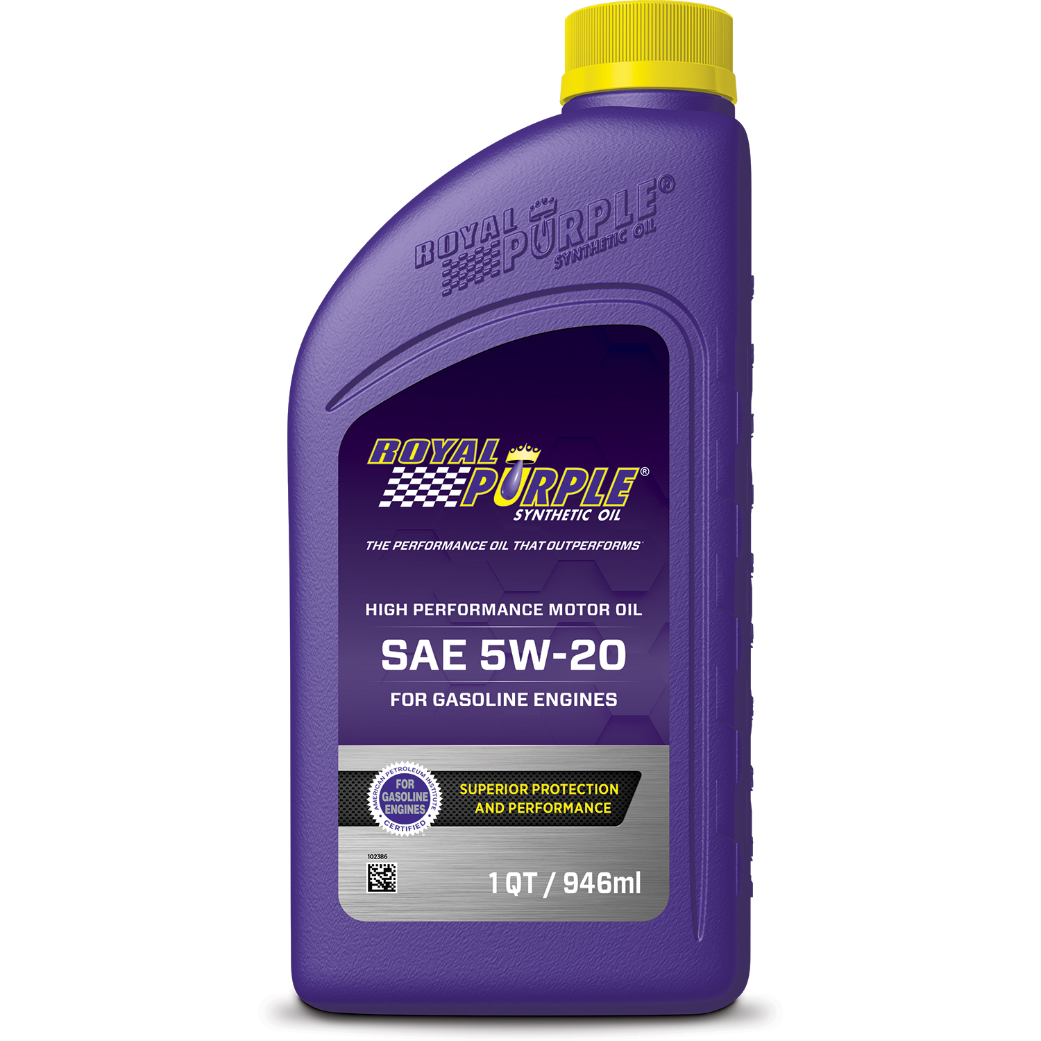 ROYAL PURPLE Motor Oil 5W20 Synthetic 1 qt Bottle Each